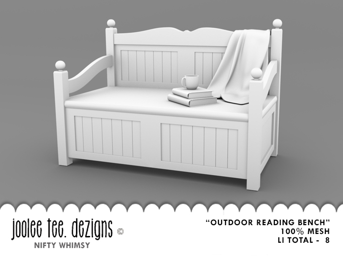 Joolee Tee Builders - Outdoor Reading Bench 
