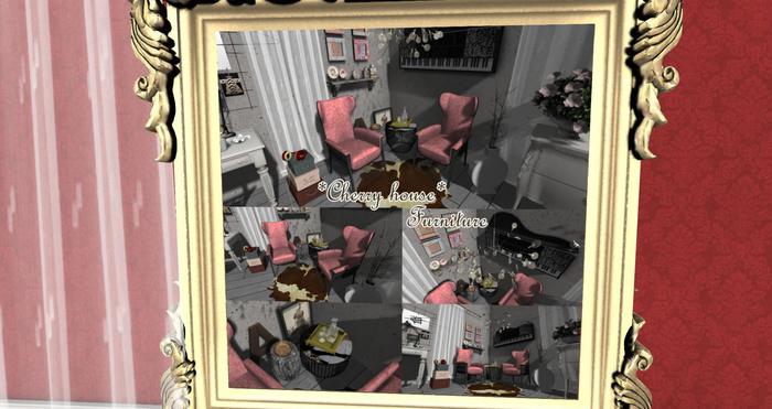 1.Cherry house-Furniture-Branch chandelier-RARE