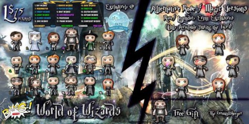 Bang! Figures - World of Wizards #8 - Psycho Wizard (RARE)