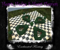 Wonderland ~ Hearts Hedges & Heart Flowers (Mesh)