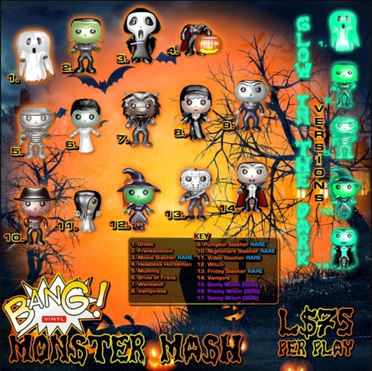 Bang! Figures : Monster Mash #11 RARE - Video Slasher