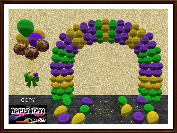 Mardi Gras - Balloons Kit