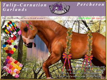 *E* Tulip Carnations Garlands Set [BOXED] Percheron
