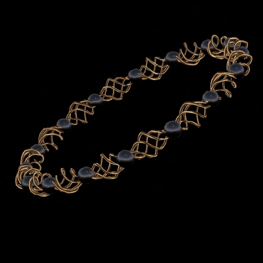 Black Cage Bracelet~Small (Low Shine) {Bonita's}