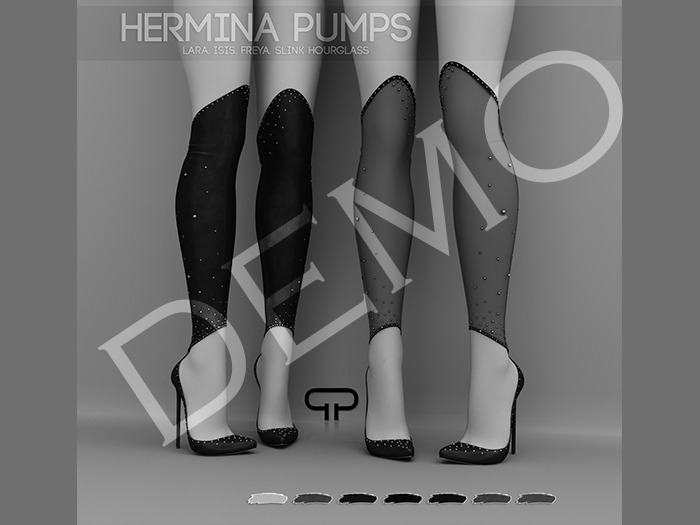 DEMO - Pure Poison - Hermina Pumps  Ad - ons for Isis, Freya, Maitreya, Hourglass High Feet