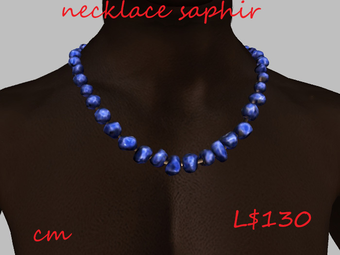 necklace Saphir