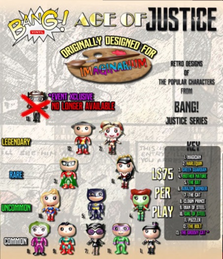 Bang! Figures : Age of Justice #6 - Amazon Wonder (RARE)