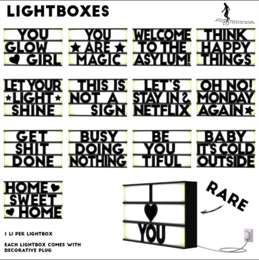 *~*HopScotch*~* Lightbox - You Glow Girl