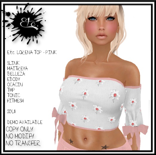 Etc. LORENA TOP - PINK