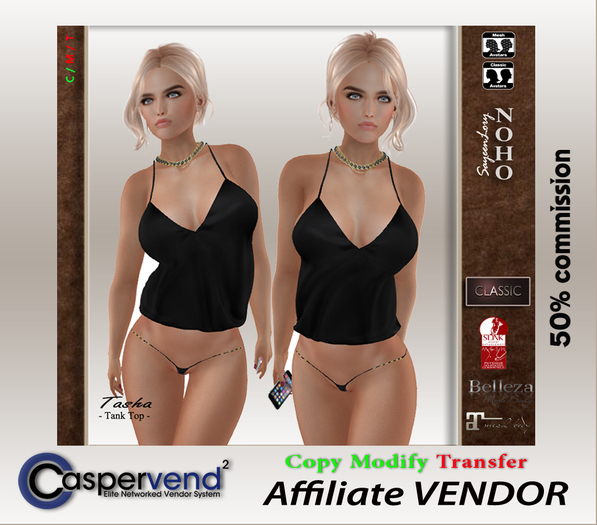! Affiliate Vendor [NOHO] - Tasha Top black