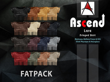 //Ascend// Lara Fringed Shirt - Leather Fatpack
