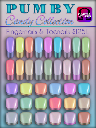 PUMBY* Candy Collection - Omega Nail Applier Huds