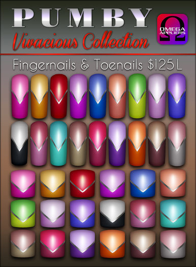 PUMBY* Vivacious Collection - Omega Nail Applier Huds