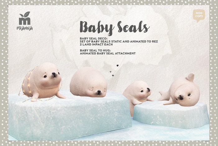 MishMish - Baby Seals / Deco Pack [Boxed]