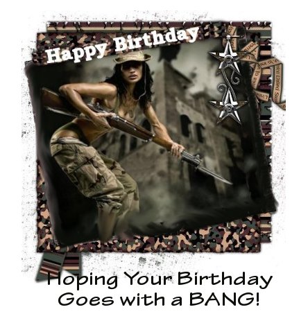 50l's 1/2 Price Sale! "Birthday Bang" Birthday Card