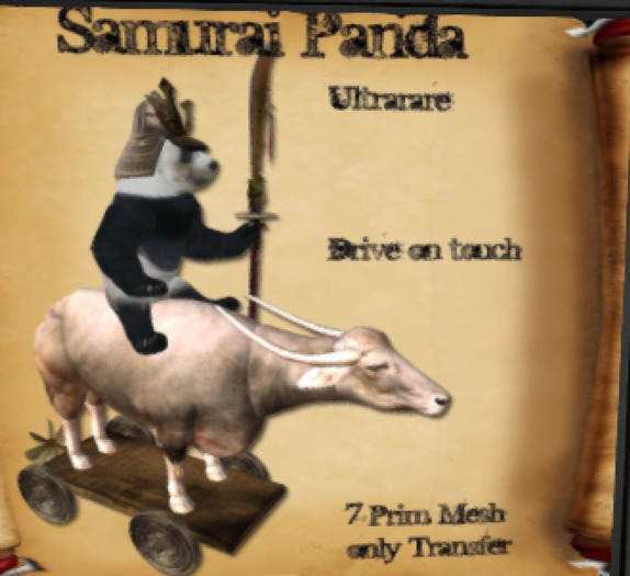 *UI* Samurai Panda ULTRARARE