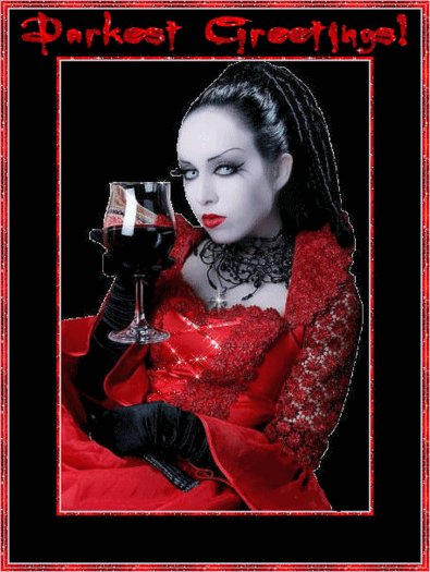 Goth/ Dark Birthday Card
