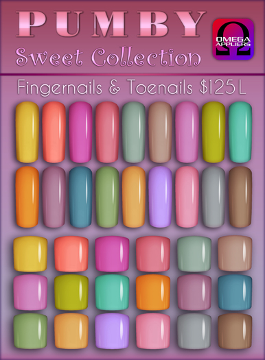 PUMBY* Sweet Collection - Omega Nail Applier Huds
