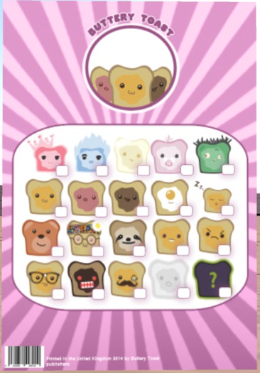 -Buttery Toast- Angel Toast Trading Card - Rare