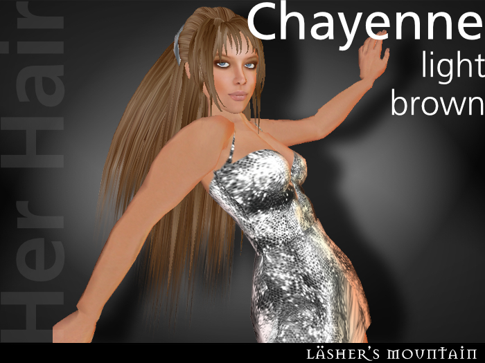 CHAYENNE Thick Full Volume Long LIGHT Brown Flexi Hair with head band
