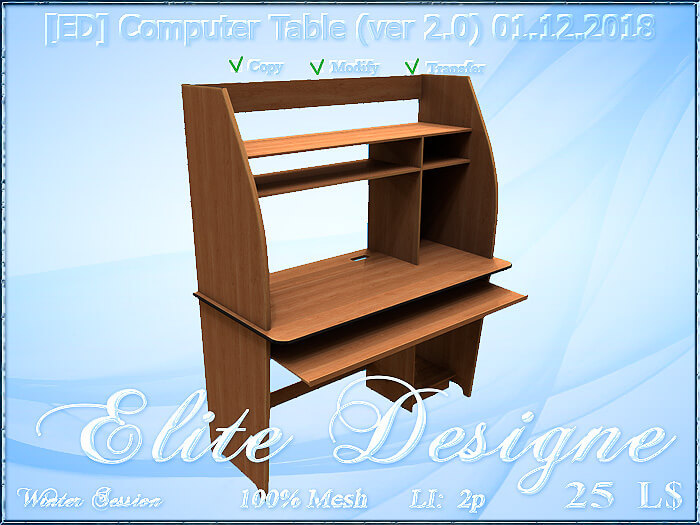 [ED] Computer Table (ver 2.0) 01.12.2018