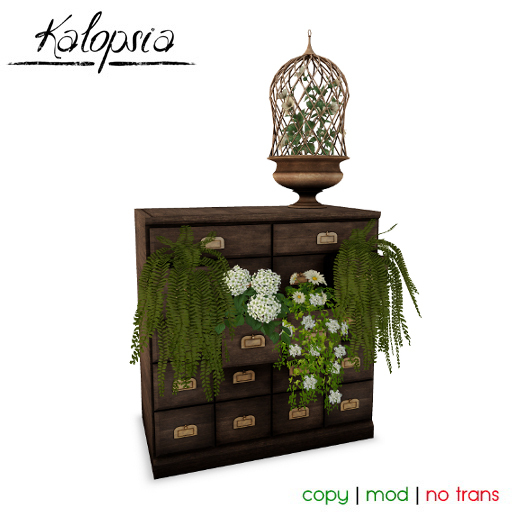 Second Life Marketplace - Kalopsia - Marlowe's Set - Brown/Gold