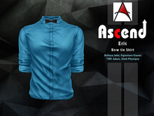 /Ascend/ Eric Bow tie Shirt - Plain Light Blue