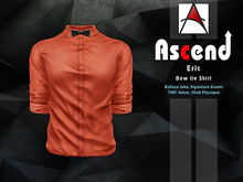 /Ascend/ Eric Bow tie Shirt - Plain Orange