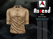 /Ascend/ Eric Bow tie Shirt - Plain Wheat