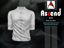 /Ascend/ Eric Bow tie Shirt - Plain White