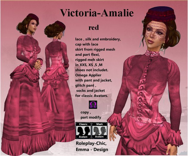 RP-Chic Victoria-Amalie red