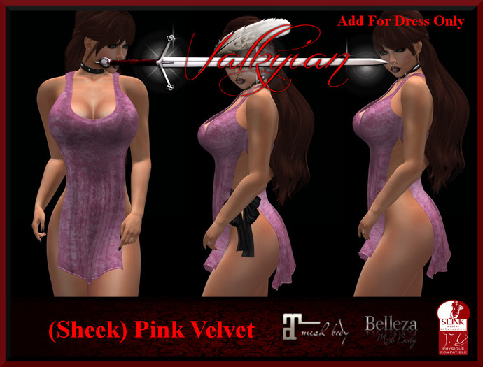~Valkyrian~ (Sheek) Pink Velvet (BOXED)