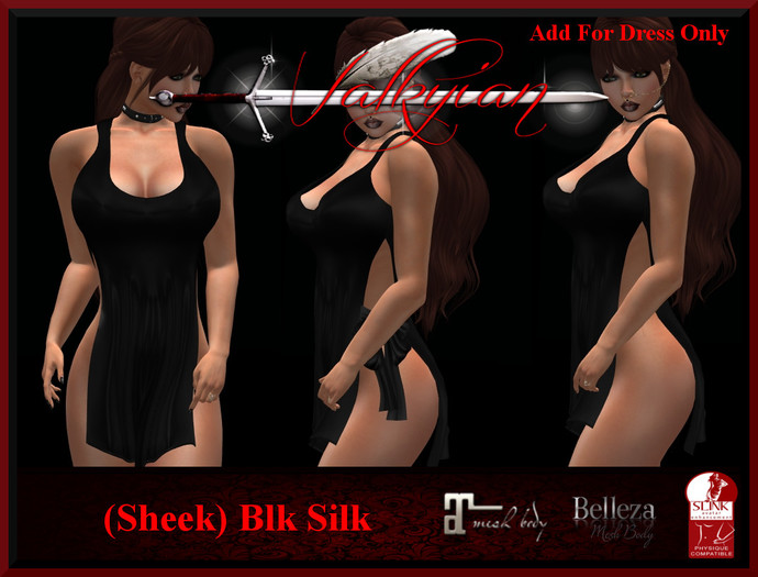 ~Valkyrian~ (Sheek) Black Silk (BOXED)
