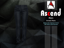 //Ascend// Marc Formal Pant - Plain Dark Slategray [ADD ME]