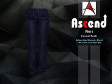 //Ascend// Marc Formal Pant - Tweed Navy