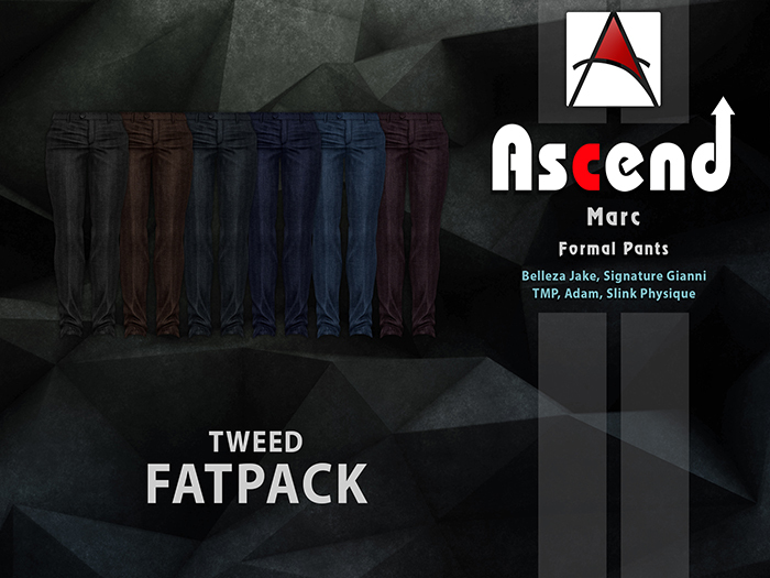 //Ascend// Marc Formal Pant - Tweed Fatpack