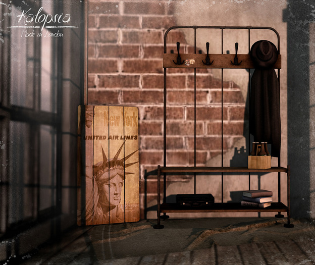 Second Life Marketplace - Kalopsia - Jack's Hallway Set