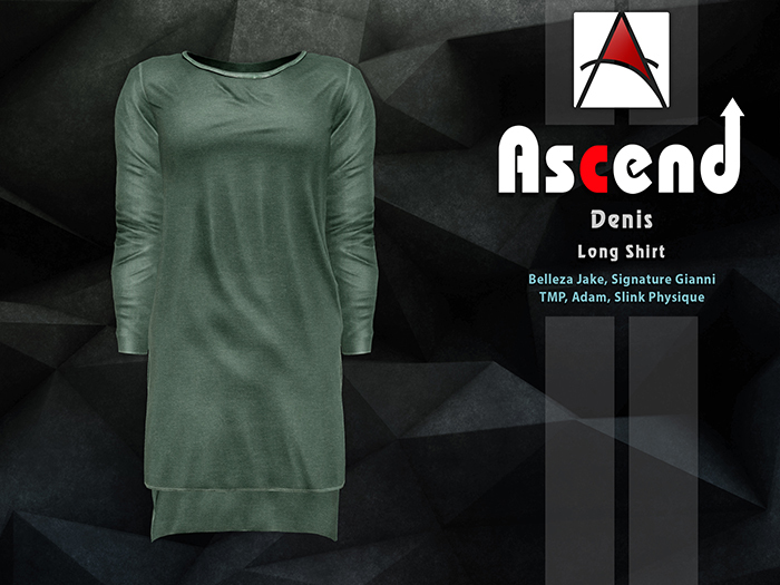/Ascend/ Denis Long Shirt - Arsenic
