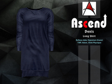/Ascend/ Denis Long Shirt - Dark Navy