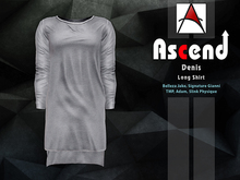 /Ascend/ Denis Long Shirt - Smoke White