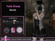 Tulle Dress Skulls