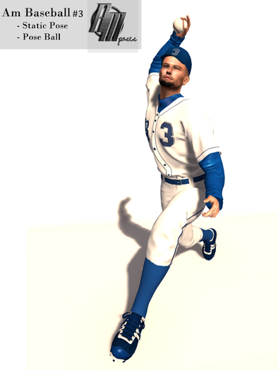 Am Pose Baseball #3 - (Wear)