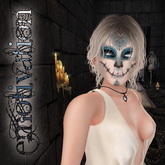 [-e-] emotivation Tattoo - Dia De Los Muertos - Ice (Book of Life) Sugar Skull - OMEGA