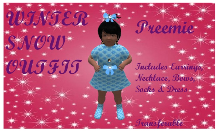 Winter Snow Outfit Preemie