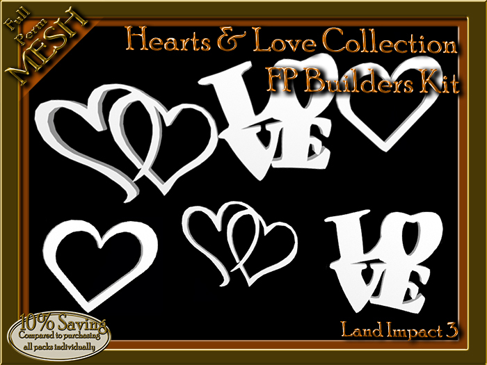 :KT&M: Hearts&LoveCollection MESH FP -WEAR TO UNPACK