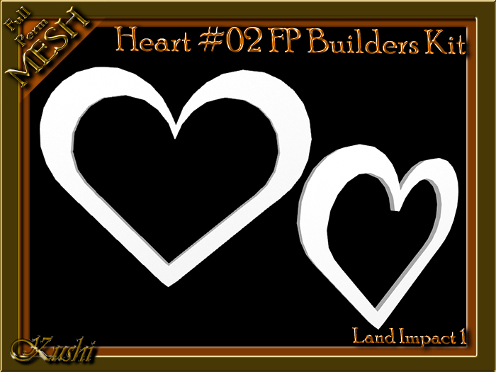 :KT&M: Heart #02 MESH FP -WEAR TO UNPACK
