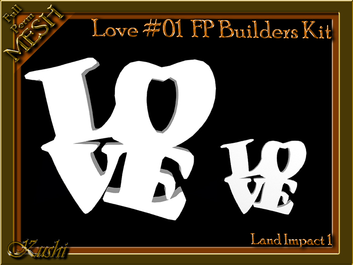 :KT&M: Love #01 MESH FP -WEAR TO UNPACK