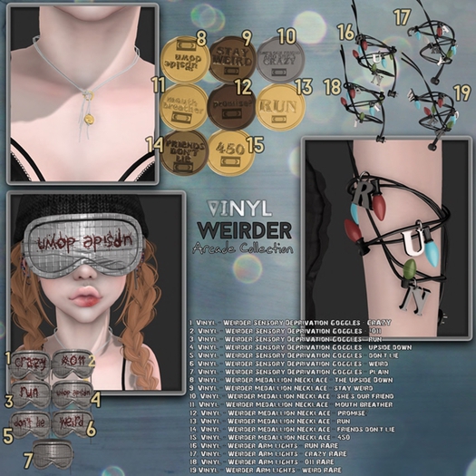 Vinyl - Weirder Medallion Necklace Pak - Promise?