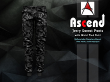 //Ascend// Jerry Sweat pants & shirt - Camo Black