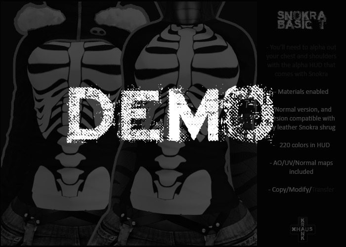 krankhaus - Snokra - Basic T Shirt DEMO